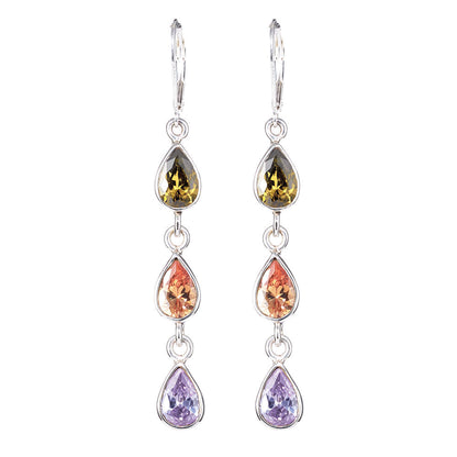 Drop Crystal Earrings