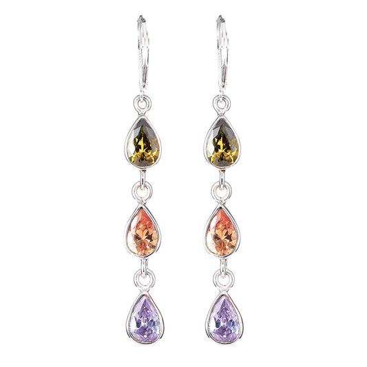 Drop Crystal Earrings