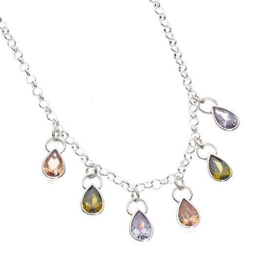 Drop Crystal Necklace