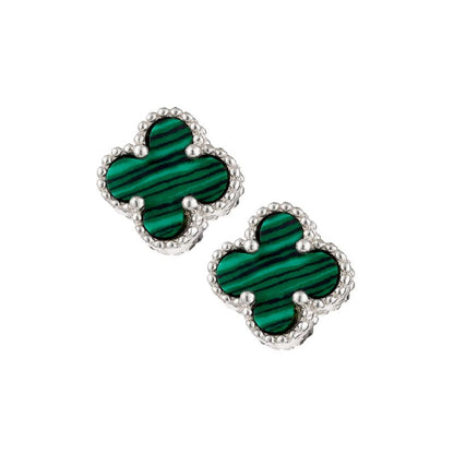 Malachite Angel Earrings